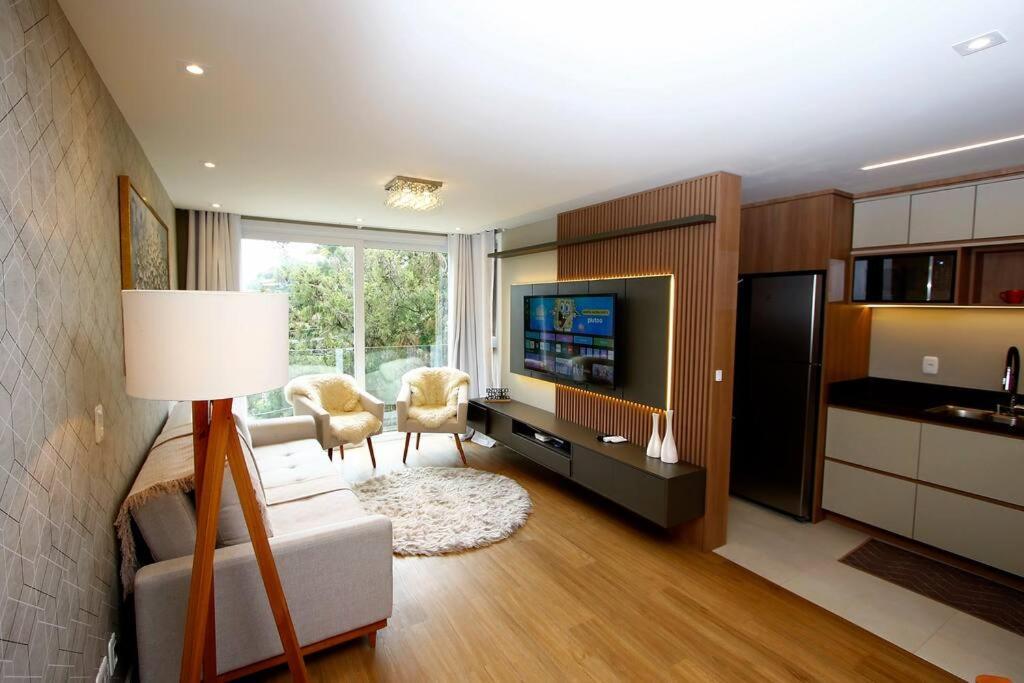 Luxuoso Apartamento Em Gramado - 2 Suites Eksteriør bilde