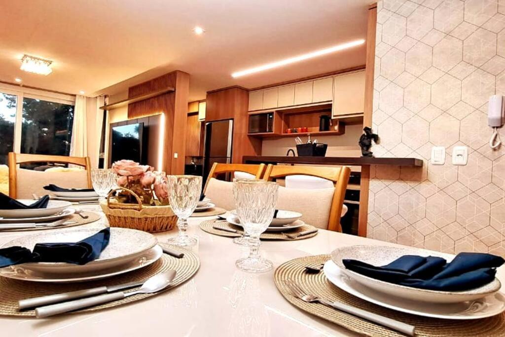 Luxuoso Apartamento Em Gramado - 2 Suites Eksteriør bilde